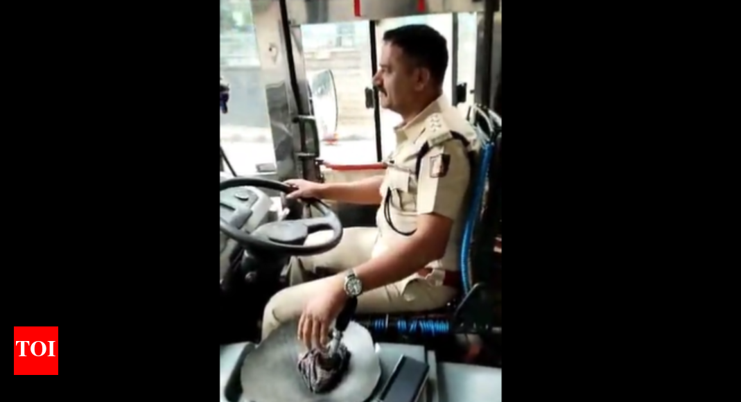 Good samaritan Bengaluru cop takes charge as bus driver falls ill ...