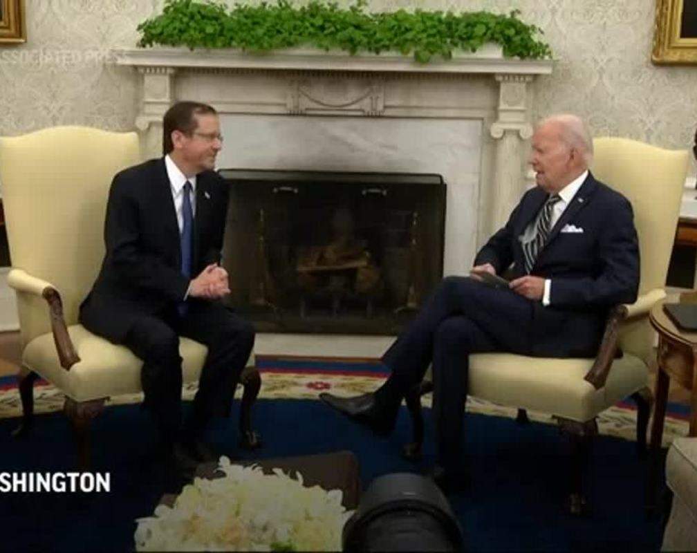 
Israel president Isaac Herzog meets US President Joe Biden as US concerns simmer
