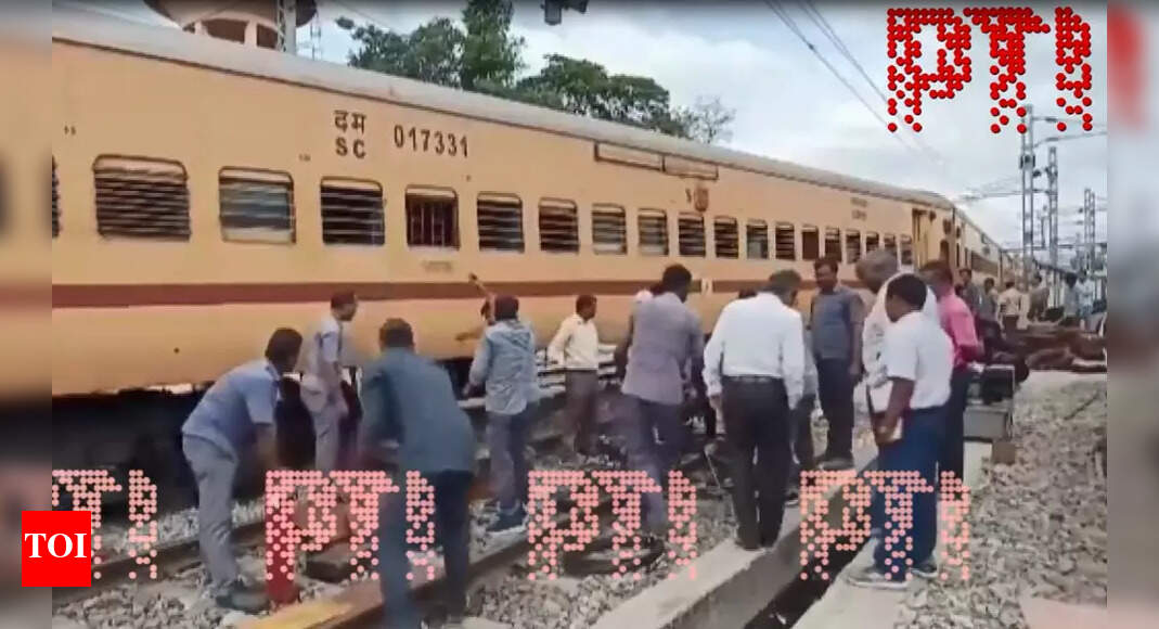 Bogie of Padmavati Express train derails near Tirupati railway station
