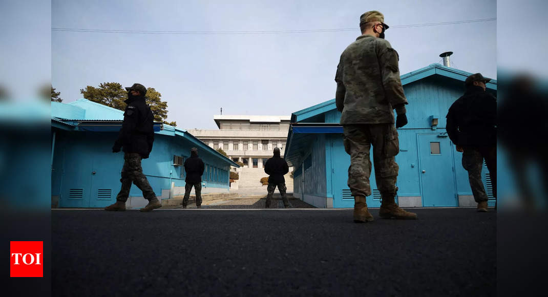 North: US military scrambles to determine fate of soldier who fled to N Korea – Times of India