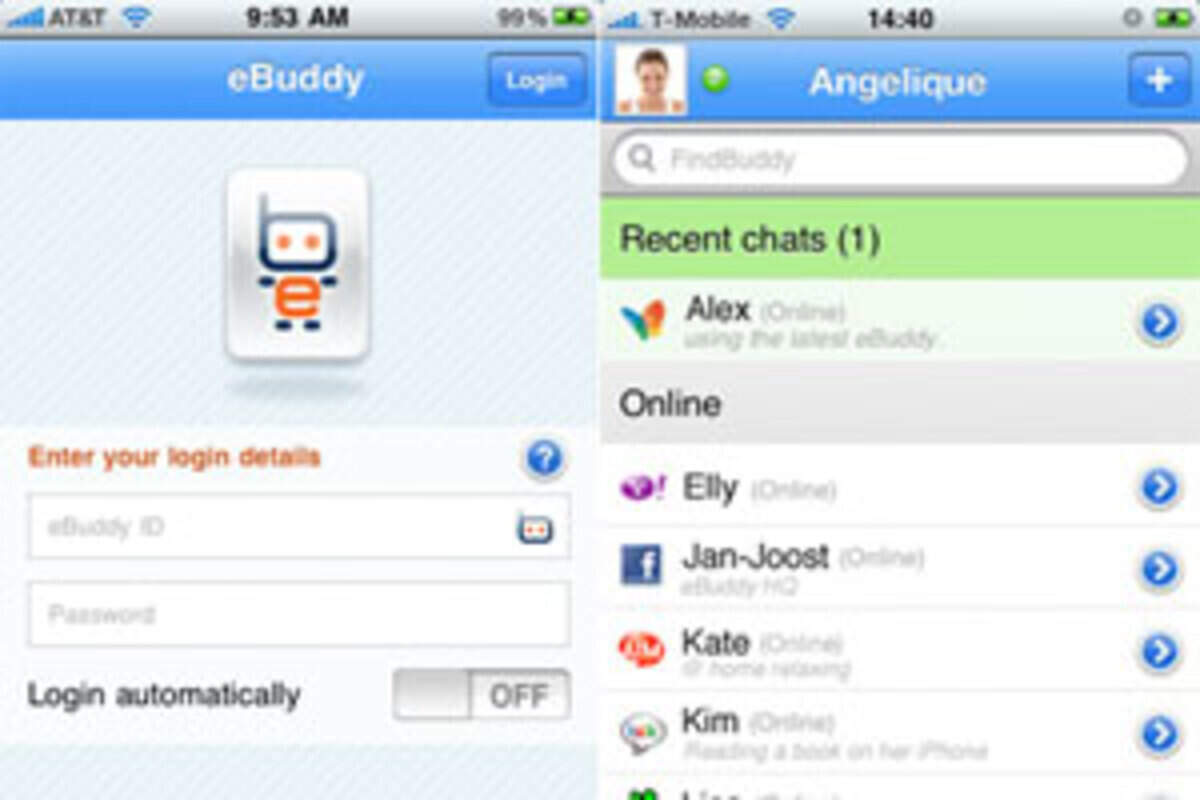ebuddy per blackberry scarica