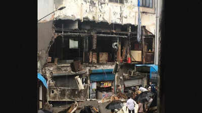 Mumbai Building Collapse: Balcony portions of Bhayander building