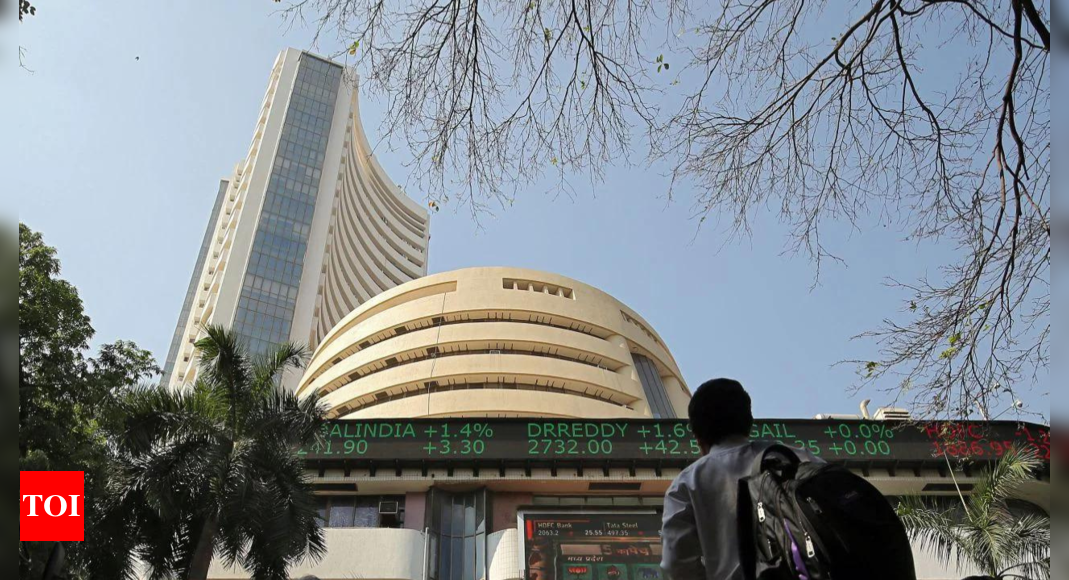 Sensex soars 10,000 pts in 4 months from year’s low – Times of India