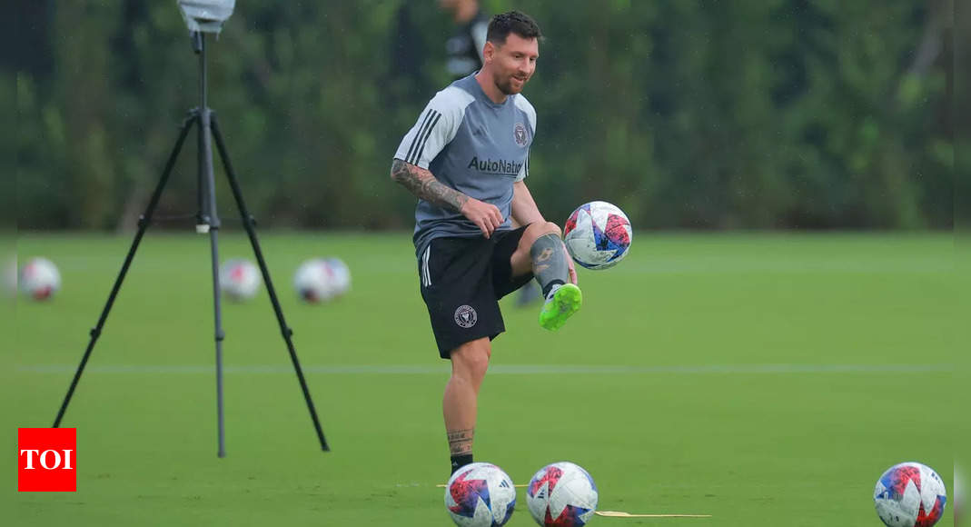 Lionel Messi set for Miami debut but maybe off the bench | Football News – Times of India
