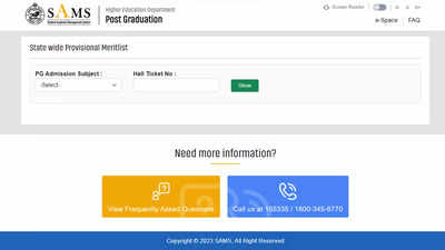 SAMS Odisha PG Merit List 2023 Released On Pg.samsodisha.gov.in ...