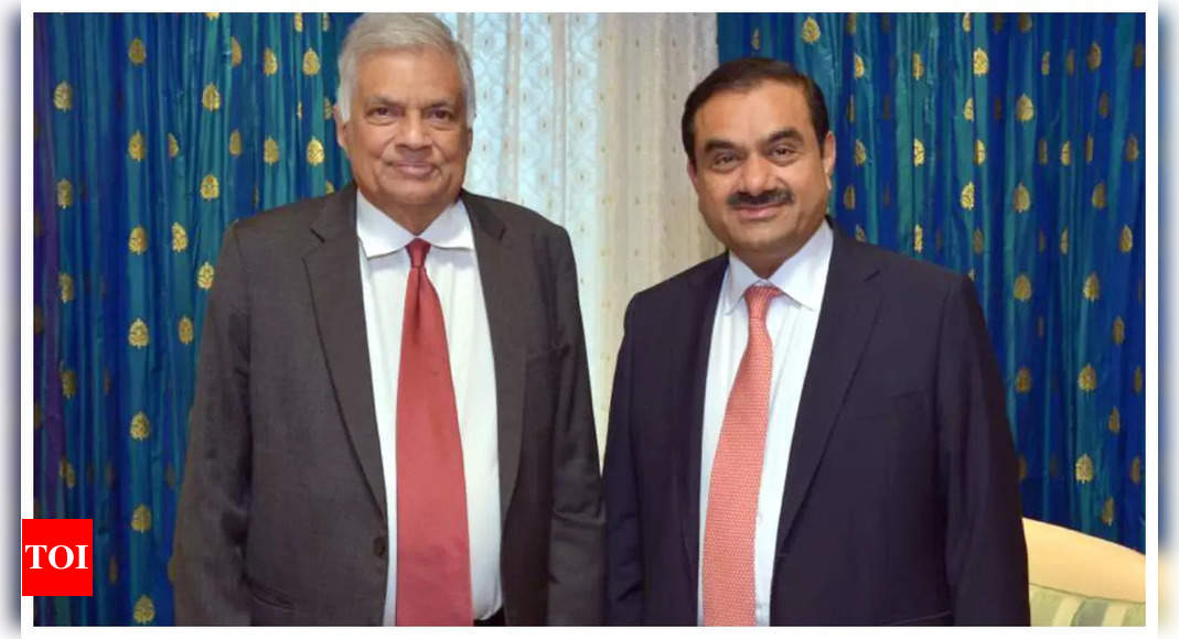 Gautam Adani meets Sri Lankan President Wickremesinghe, proposes green hydrogen project – Times of India
