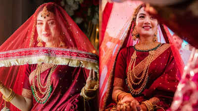 When a Pakistani bride wore a red sari on her Nikah and won the internet