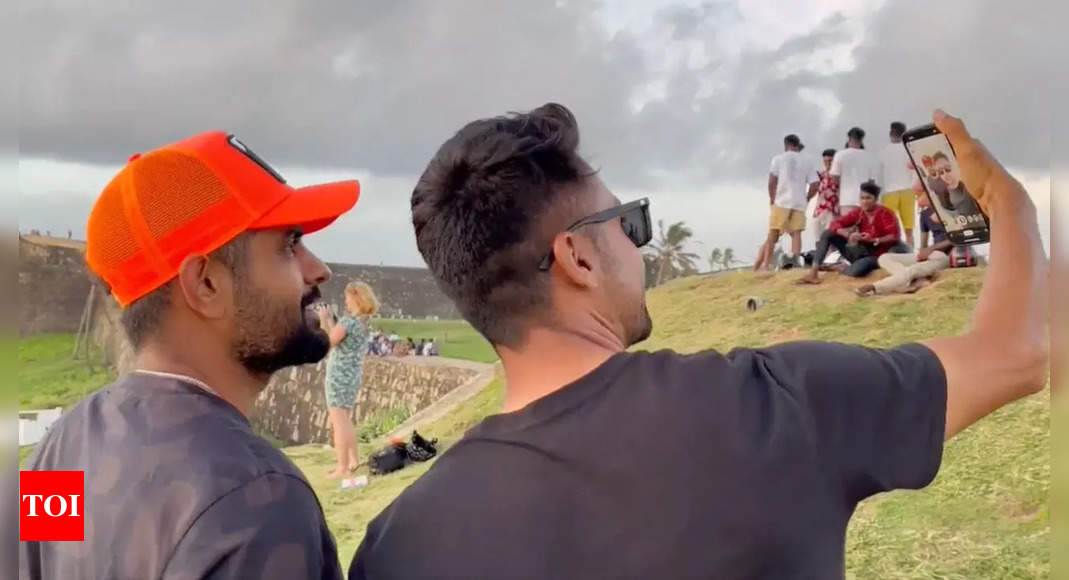 WATCH: Pakistan’s Babar Azam, Abrar Ahmed explore picturesque Galle after victory in first Test | Cricket News – Times of India