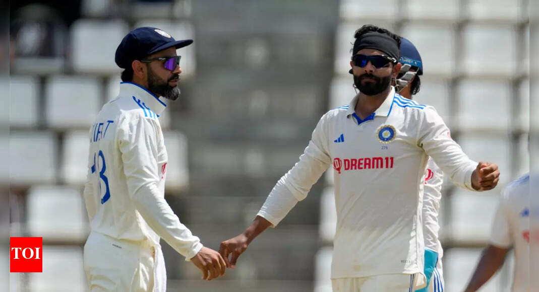 India vs West Indies Live Score, 2nd Test: India look for a big total on Day 2 against West Indies  – The Times of India