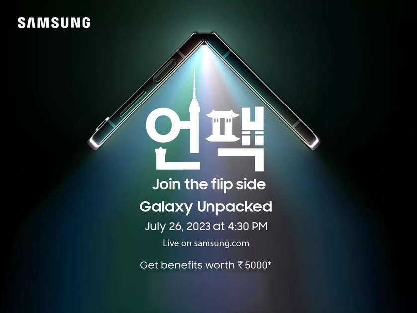 Embrace the flip side with the next Galaxy Unpacked on July 26, 2023. Pre-reserve now!