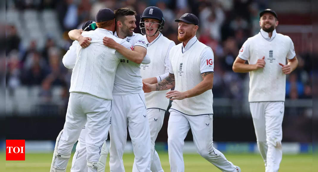 4th Ashes Test: Mark Wood puts England on the brink of victory against Australia | Cricket News – Times of India