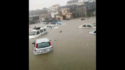 Hyderabad rain: Luxury cars drown, owners sink lakhs to get them running