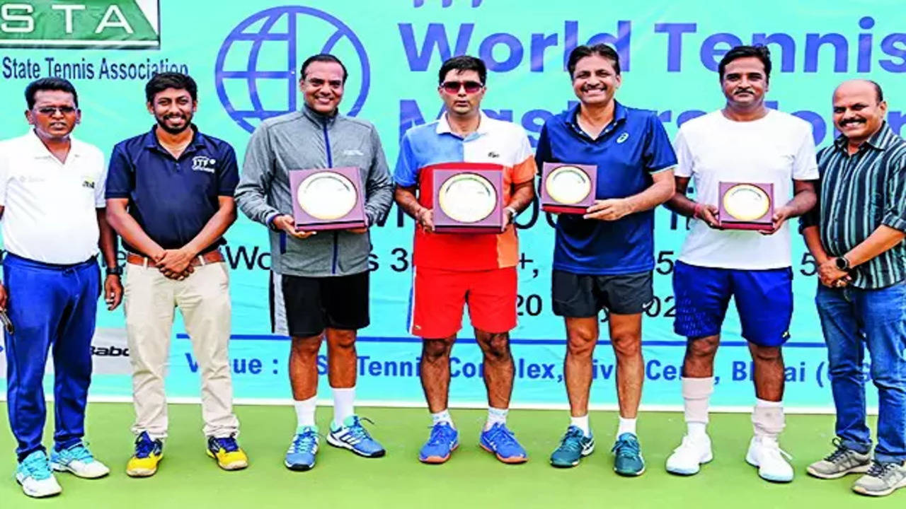 Itf World Masters Tennis Tour Concludes On 6th Day Raipur News