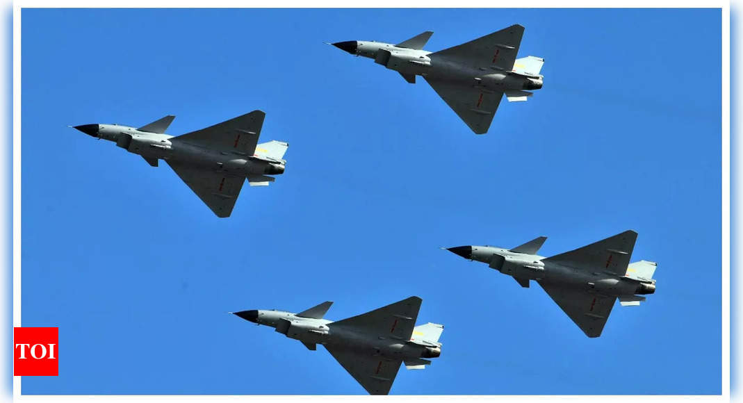 As Taiwan prepares for anti-invasion exercises, China sends dozens of warplanes toward the island – Times of India