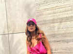  Nia Sharma exudes Barbie vibes in a striking pink outfit