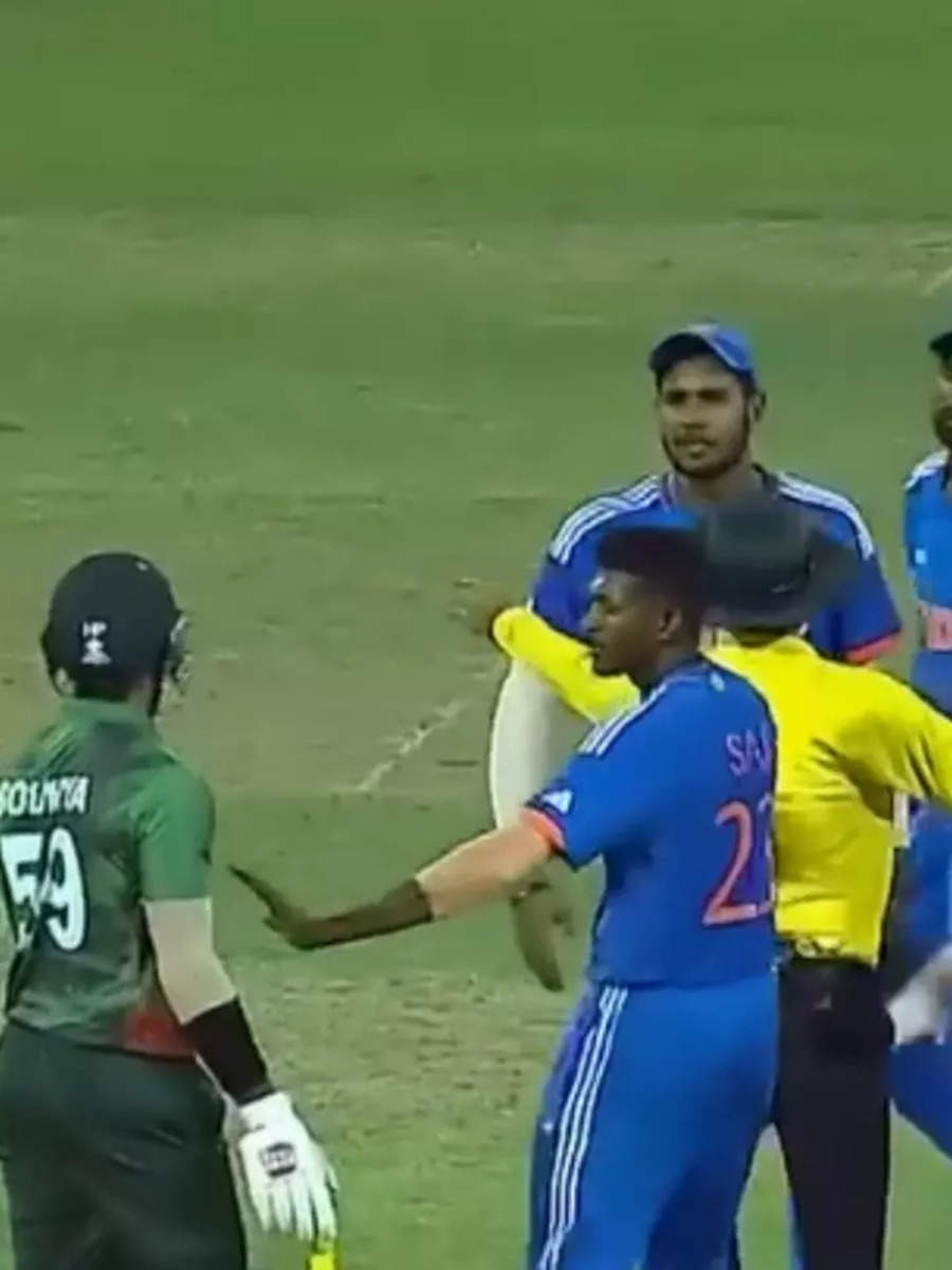 IND A vs BAN A Players Get Into Heated Spat During Emerging Asia Cup