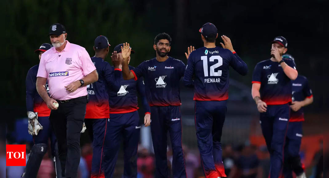 MLC: Saurabh Netravalkar claims six wickets as Washington Freedom beat San Francisco Unicorns by 30 runs | Cricket News – Times of India
