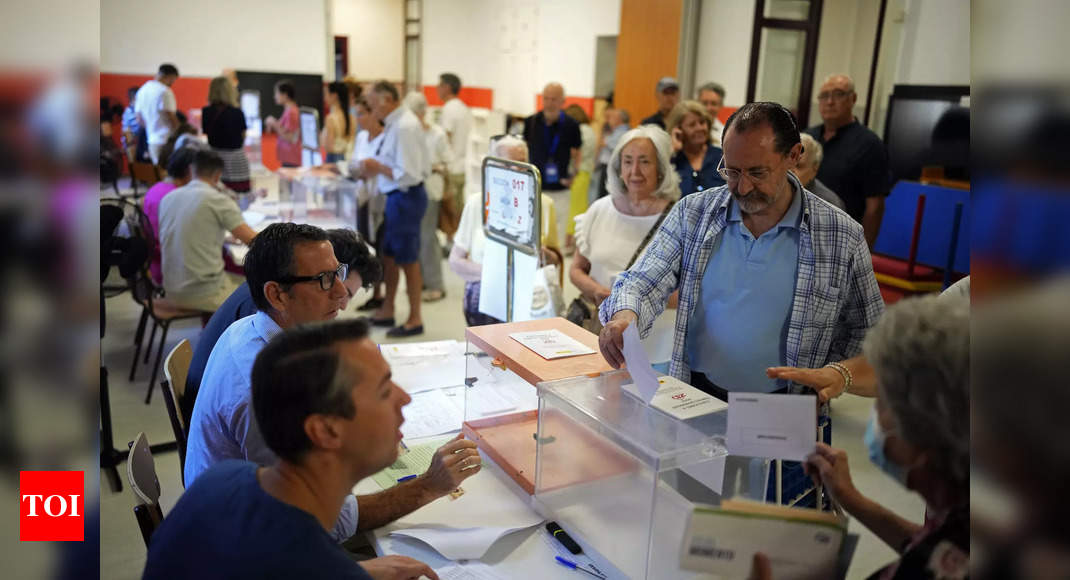 Voting begins in Spain in an election that could see another EU country swing to the right – Times of India