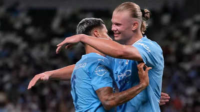 Haaland scores twice as Manchester City hit five in Tokyo friendly
