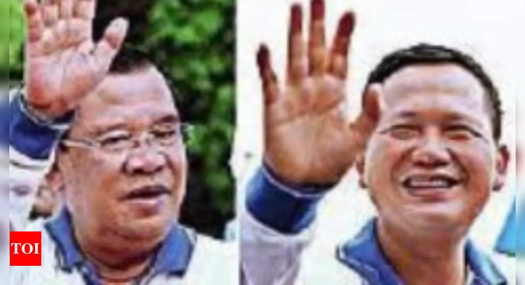 No opposition. No choice. Cambodia’s election paves way for dynastic rule – Times of India