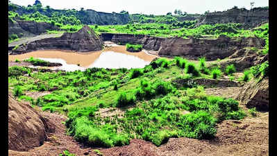 Beyond Mohali’s most luxurious resort, mining pit becomes pond