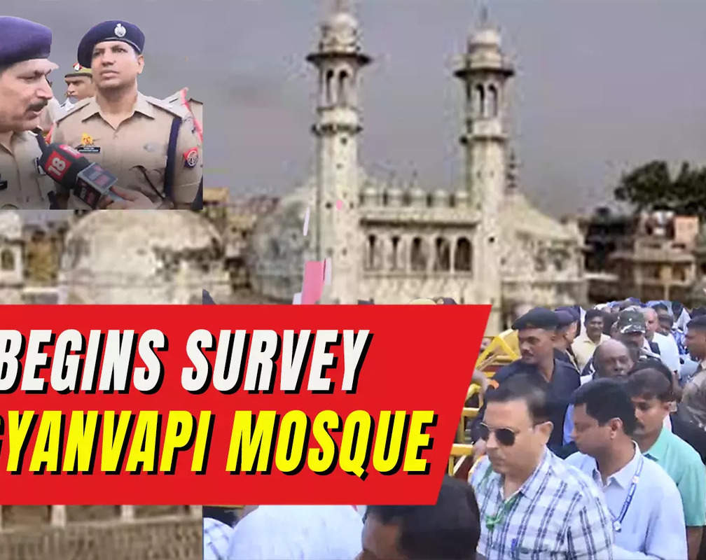 
Watch: ASI begins survey amid tight security at Gyanvapi mosque, Varanasi
