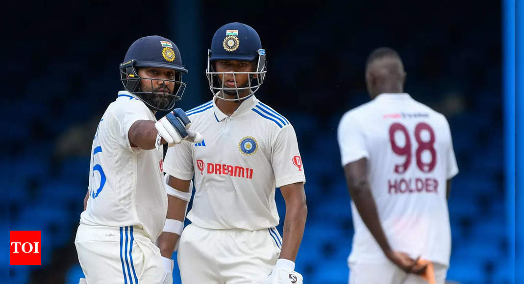 India vs West Indies: India break 22-year-old Test record for fastest team hundred | Cricket News – Times of India