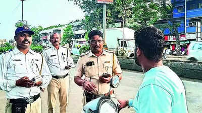 In 10 Days, 3,300 Motorists Fined For Violating Norms | Nashik News ...