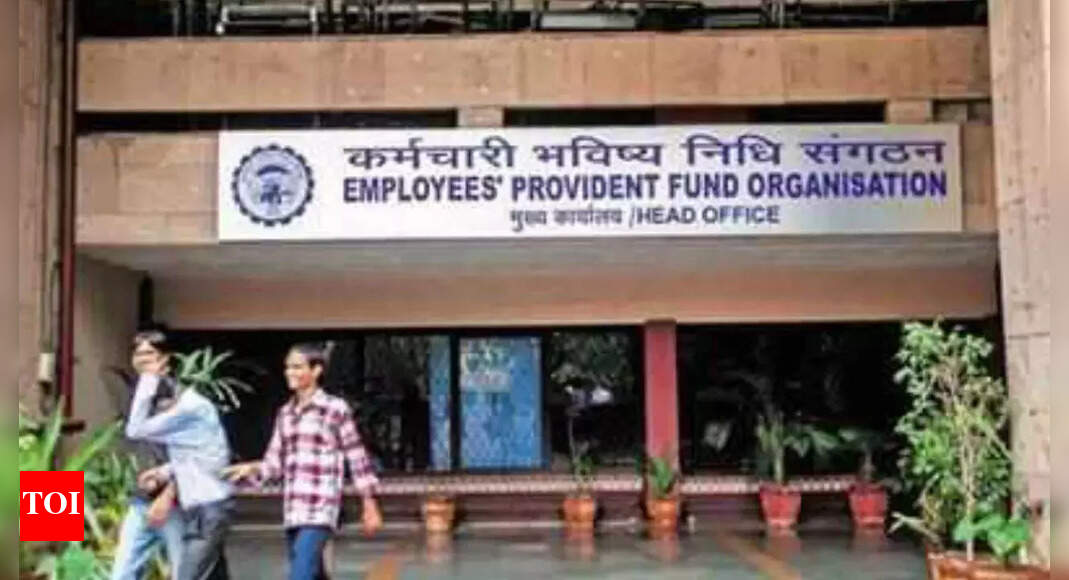 Finance Ministry: Govt ratifies 8.15% interest rate on Employees Provident Fund for 2022-23 – Times of India