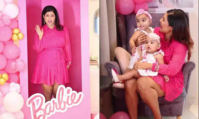 Watch: Debina Bonnerjee plays ‘Barbie’ dress up with her two daughters Lianna and Divisha; writes ‘I love this imaginary yet so real life of mine’