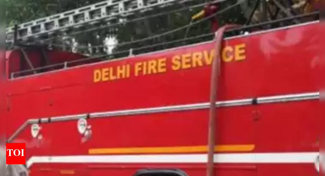 Delhi Fire News Fire breaks out at factory in Delhi's Libaspur, four