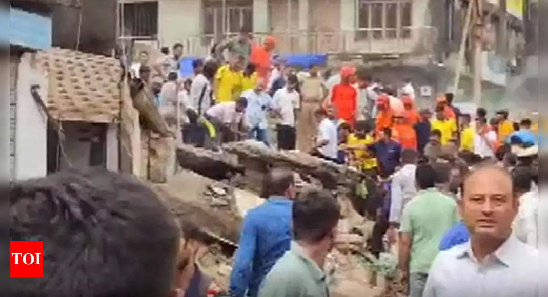 Gujarat Building Collapse: 2-storey Building Collapses In Gujarat's 