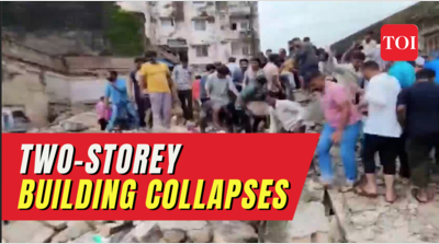 Gujarat Building Collapse: 2-storey Building Collapses In Gujarat's ...