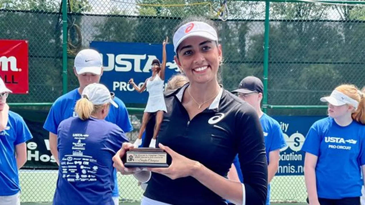 Karman Kaur Thandi wins second ITF W60 title Tennis News