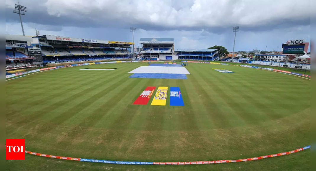 West Indies 76/2 in 32.zero Overs | Dwell Cricket Rating, IND vs WI Take a look at Day 5: Begin of play delayed as a result of rain  – The Occasions of India