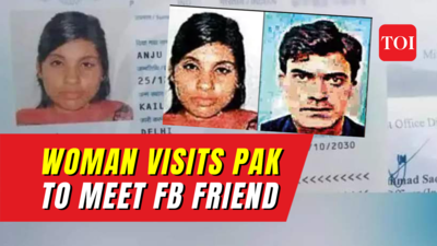 Married Indian woman visits Pakistan to meet Facebook friend, husband says don’t know how she got visa