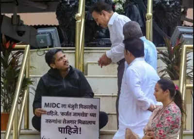 Maharashtra Deputy CM Ajit Pawar unhappy over nephew Rohit's protest in legislature complex