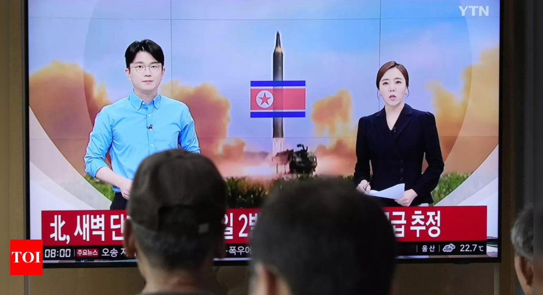 US Docks: North Korea fires 2 short-range ballistic missiles after US submarine arrives in South Korea