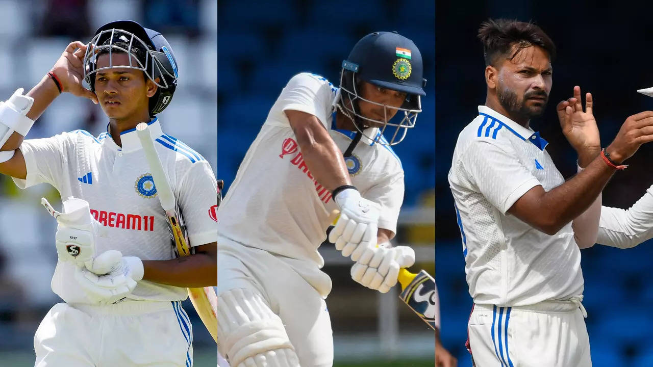 Team Indias Test transition begins smoothly in West Indies Cricket News 