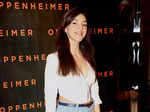 ​Aahana Kumra, Riteish Deshmukh, Genelia D'Souza attend Oppenheimer's screening in Mumbai​