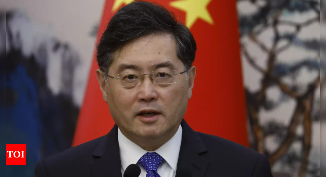Qin Gang: ‘Missing’ Chinese foreign minister Qin Gang removed from office – Times of India
