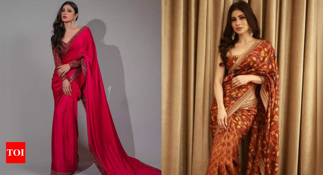 Mouni Roy: 10 ways to style a sari to look slim like Mouni Roy