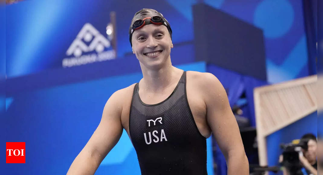 Katie Ledecky wins 1,500m freestyle for 20th world swimming title | More sports News – Times of India
