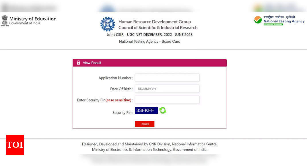 CSIR UGC NET Result 2023 declared on csirnet.nta.nic.in, direct link here