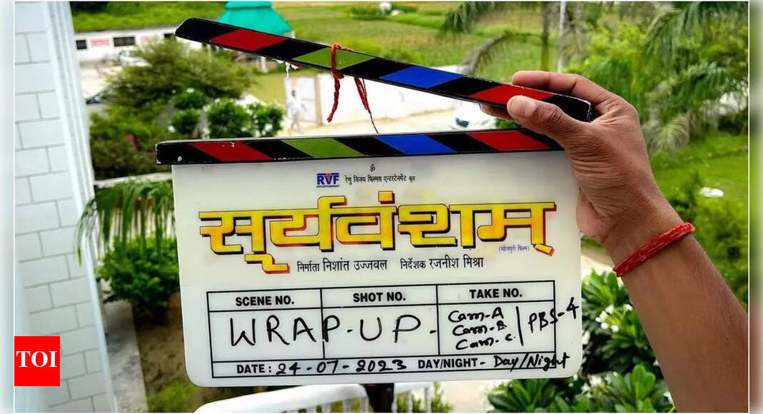 Pawan Singh completes the shooting of 'Sooryavansham' Bhojpuri Movie