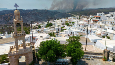 Deadly wildfires in Greece and other European countries destroy homes, threaten nature reserves
