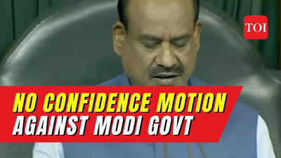 Lok Sabha Speaker approves no confidence motion as Opposition raises 'Chak De INDIA' slogans