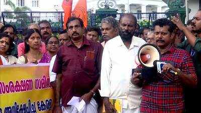 Kerala Temple Protection Samithi protests against Speaker AN Shamseer’s ‘mythology vs science’ comment