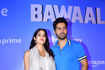 Janhvi Kapoor and Varun Dhawan promote their film Bawaal in style