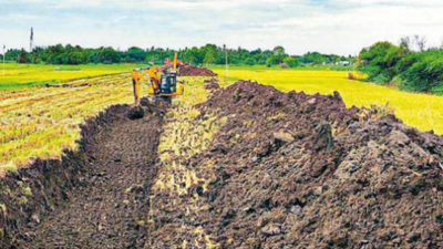 NLCIL destroys paddy crop to expand its mines